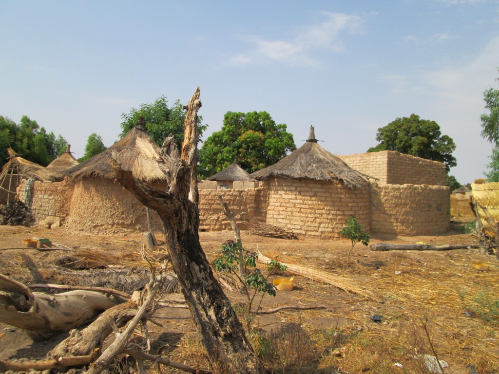 Le village vernaculaire, la "cour" de Paul